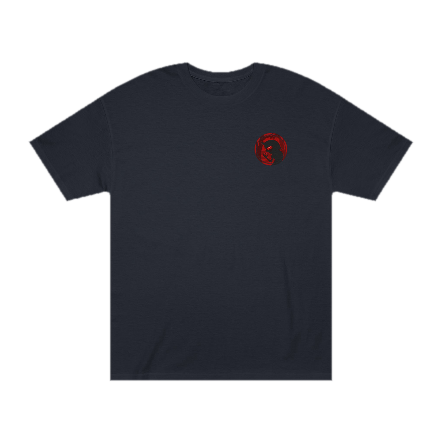 3-D Tee on transparent background