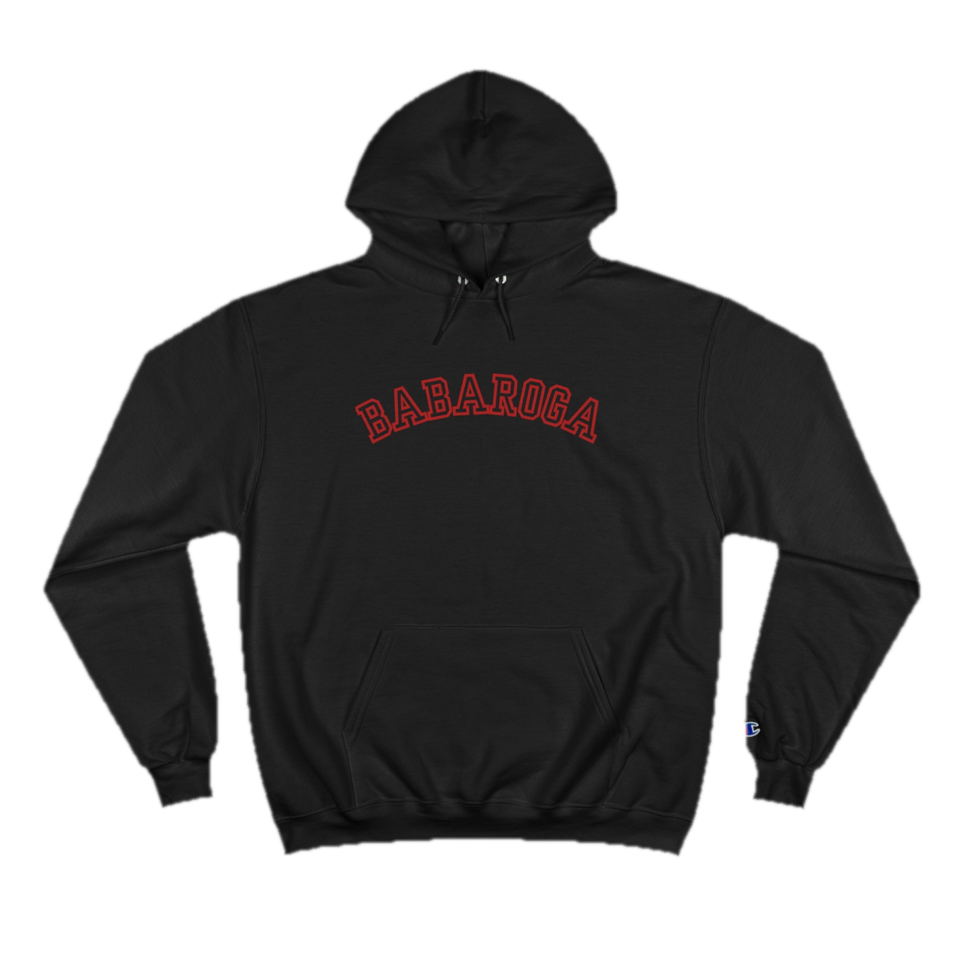 Collegiate Champion Hoodie on transparent background