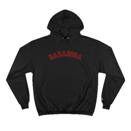 Collegiate Champion Hoodie on transparent background