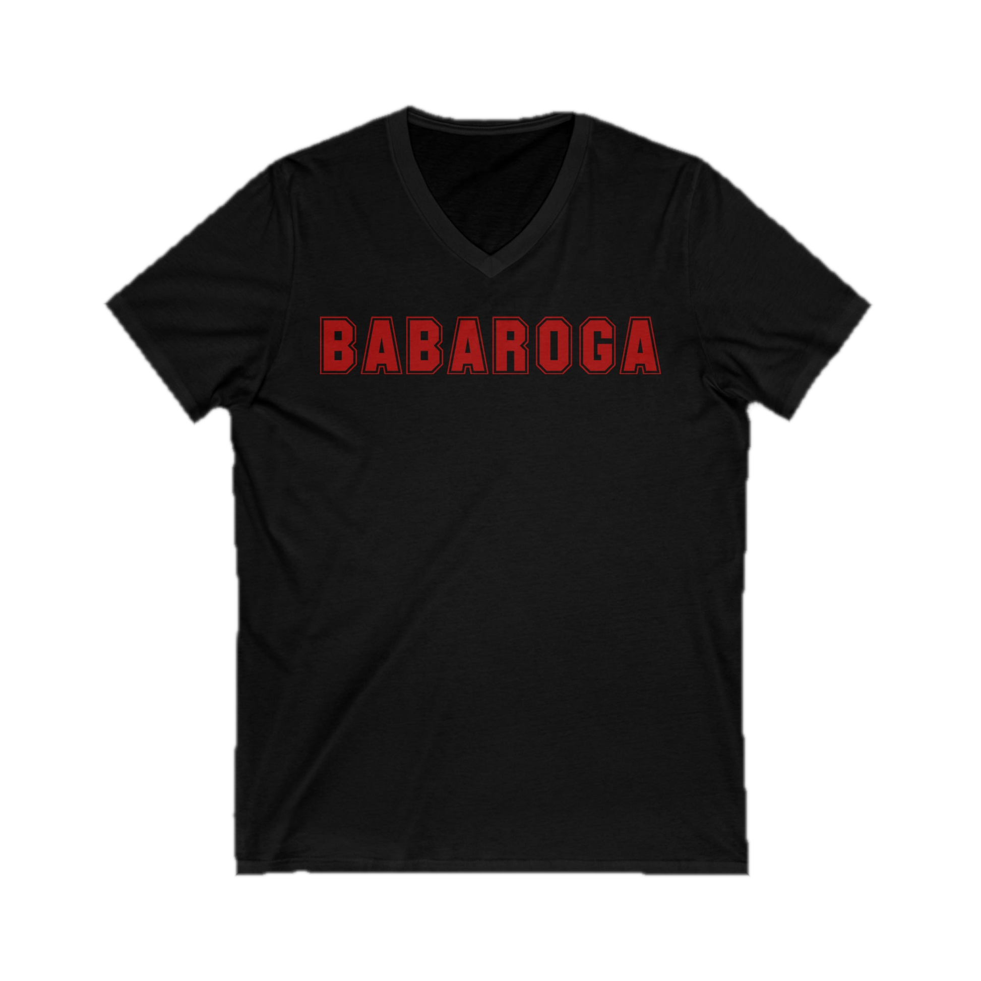 Collegiate V-Neck Tee on transparent background