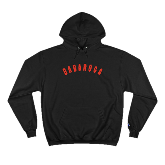 Spooky Collegiate Champion Hoodie on transparent background