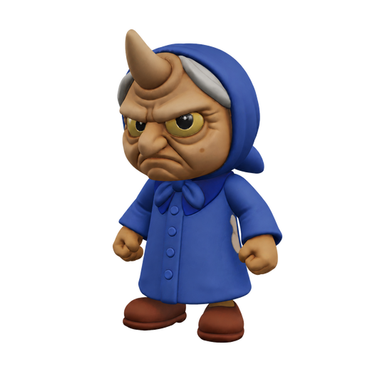 Babaroga Vinyl 8 cm figure, three-quarter front view