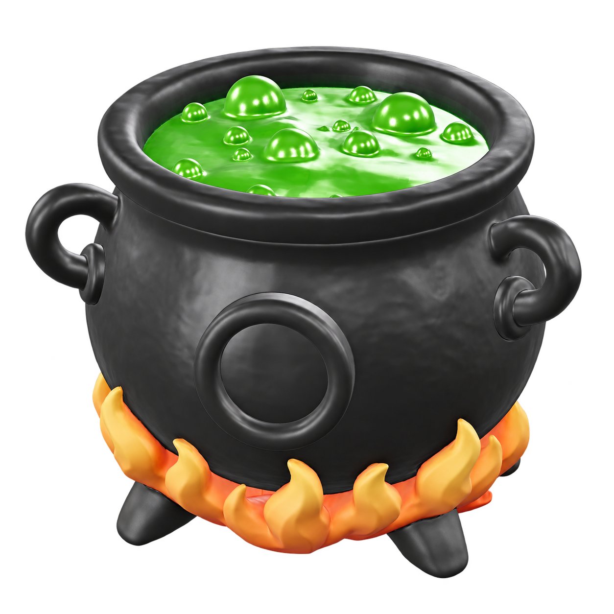 CAULDRON vinyl collectible on transparent background